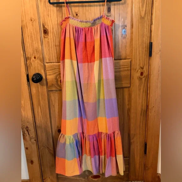 Sedona Sunsets block smocked dress - Picture 1 of 4
